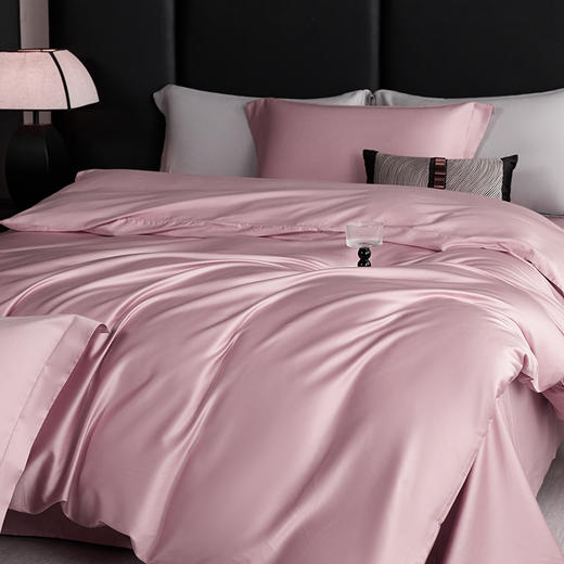 10楼 安睡宝 柔光甄丝三/四件套-凤仙粉 吊牌价2499~3299元   活动价699~899元 商品图3