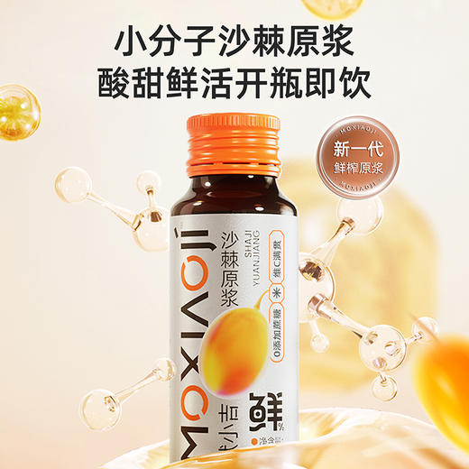 默小吉500ml盒装沙棘原浆甘肃沙棘果汁vc 商品图1