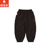 棉果果冬季新品男童卡其色涤丝纺复合绒保暖加厚加绒长裤M412200325761 商品缩略图1