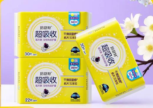 倍舒特航天款卫生巾290mm22片装 商品图0