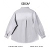 J5626SDSA秋冬新款痞帅男装韩版做旧扎染纽扣翻领长袖衬衫百搭宽松衬衣 商品缩略图4
