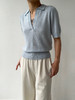 Puree｜#1975 Cashmere summer polo 羊绒polo领短袖上衣 [  白 / 灰 / 蓝  ] 商品缩略图9