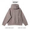 31058SDSA男士秋冬新款痞帅男装美式小香风拉链连帽卫衣宽松时尚外套 商品缩略图5