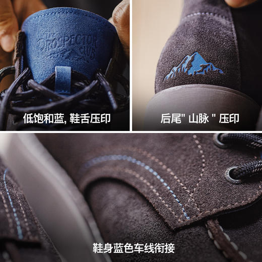 马登莫卡辛工装靴秋冬新款男士翻毛真皮厚底中筒美式复古马丁靴子 商品图3