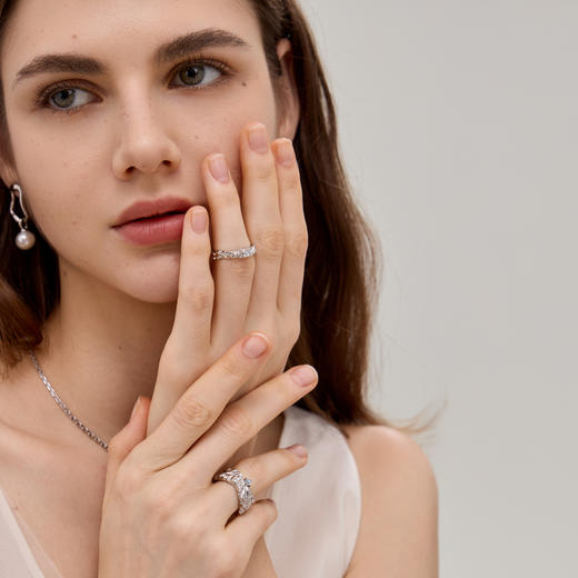 ARSIS｜流光系列 星陨星环套戒 商品图3