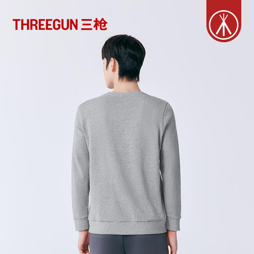 Threegun三枪 松绒棉圆领男衫-T20069A01 商品图11