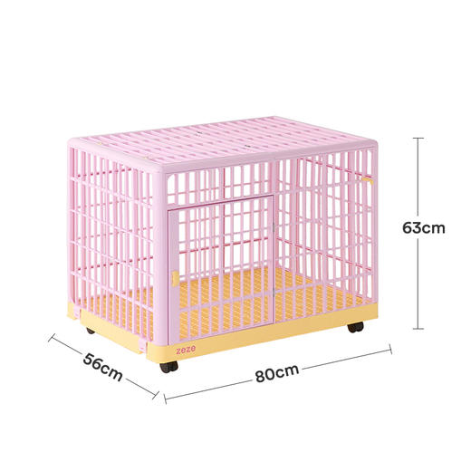 zeze简约树脂宠物笼（粉色）（包邮） 商品图5