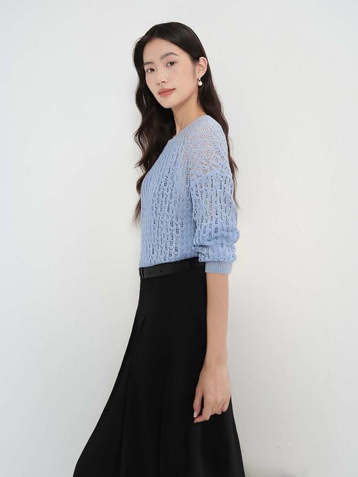 【商场同款】伊芙丽春秋套头毛衫1G7130791-1 商品图1