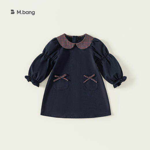 宥宝童装秋季连衣裙 潮流洋气学院风连衣裙 商品图0