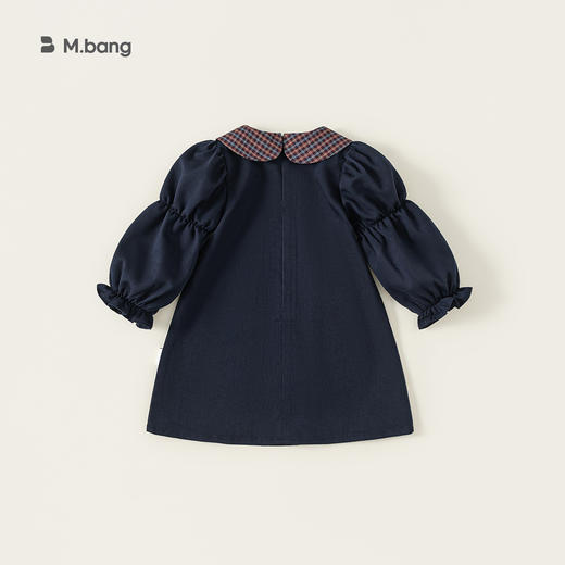 宥宝童装秋季连衣裙 潮流洋气学院风连衣裙 商品图3