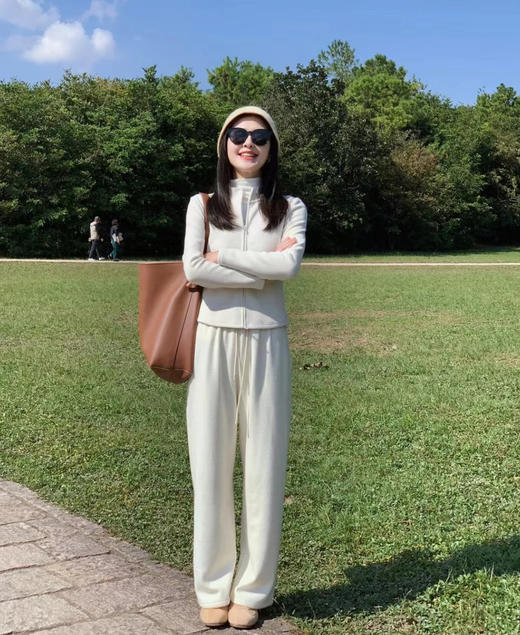 老米优品🎈3-5天发！【LU家同款】  石墨烯羊绒蛋白小外套 羊毛蚕丝蛋白混纺面料，石墨烯黑科技，红外线升温，兼具保暖与舒适 商品图13