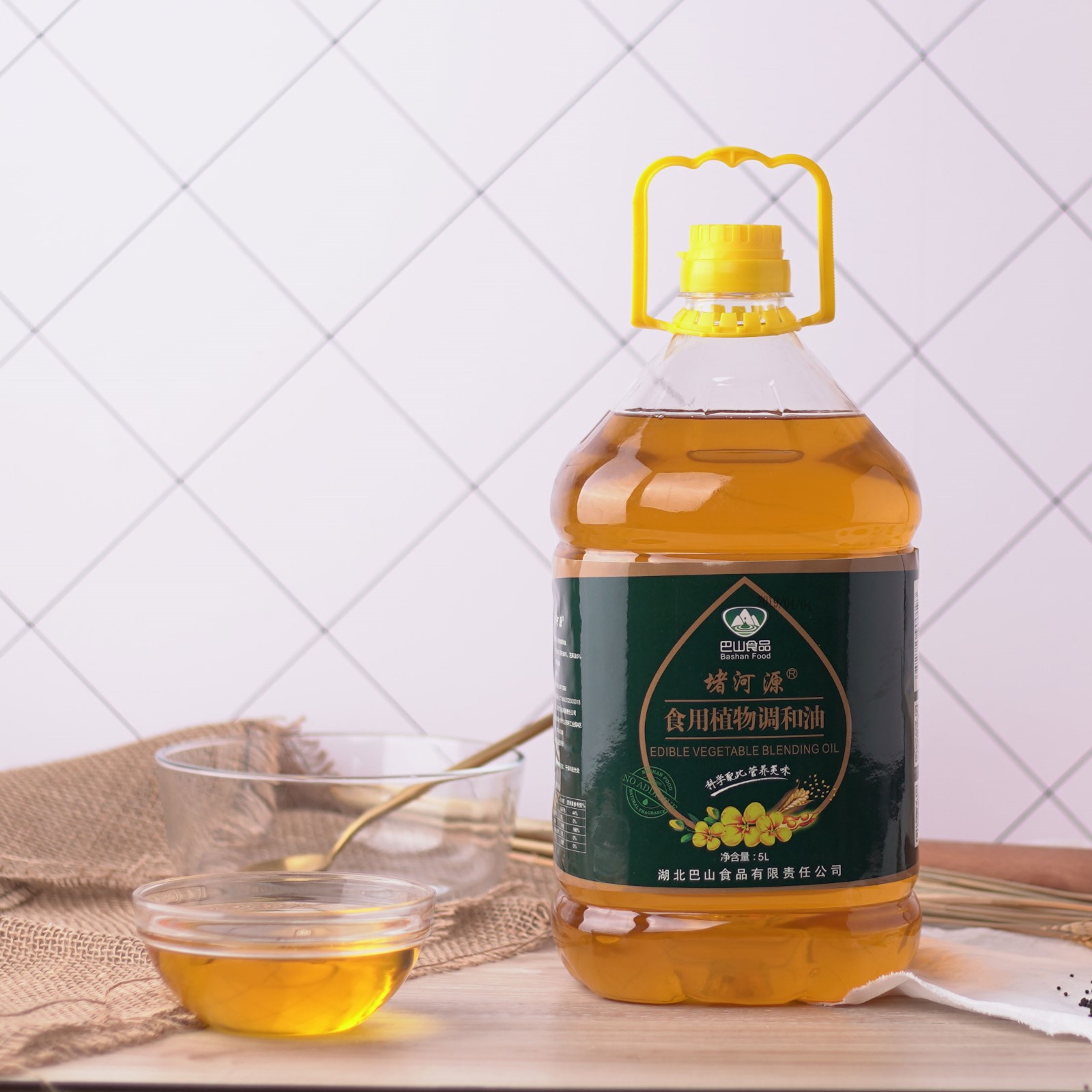 2025巴山堵河源食用植物调和油5L