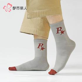 都市丽人袜子男士袜子精梳棉男袜子男士中筒袜FCHDF3