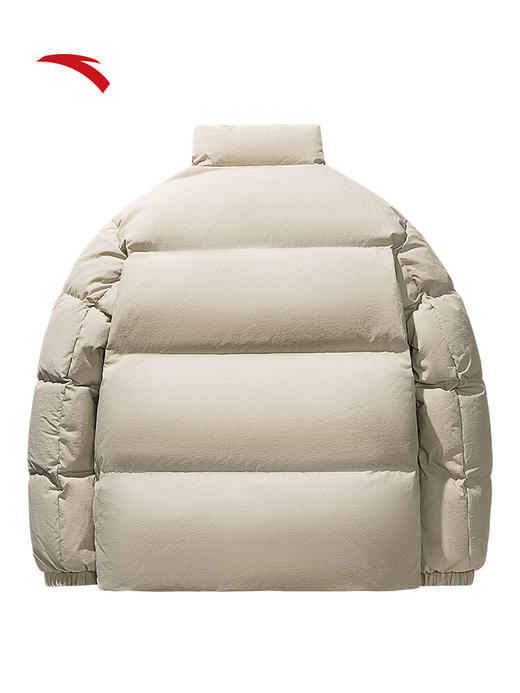 安踏运动复古防泼水男士宽松立领防风羽绒服152548901N 商品图4