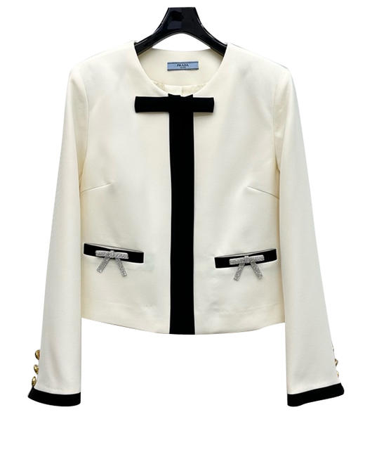 女款闪钻蝴蝶结外套020 商品图0