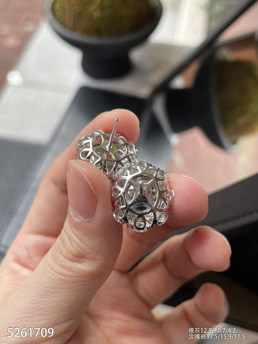 5261709，蛋面耳钉。具体价格微信咨询 商品图5