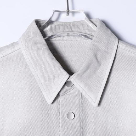 J5626SDSA秋冬新款痞帅男装韩版做旧扎染纽扣翻领长袖衬衫百搭宽松衬衣 商品图1