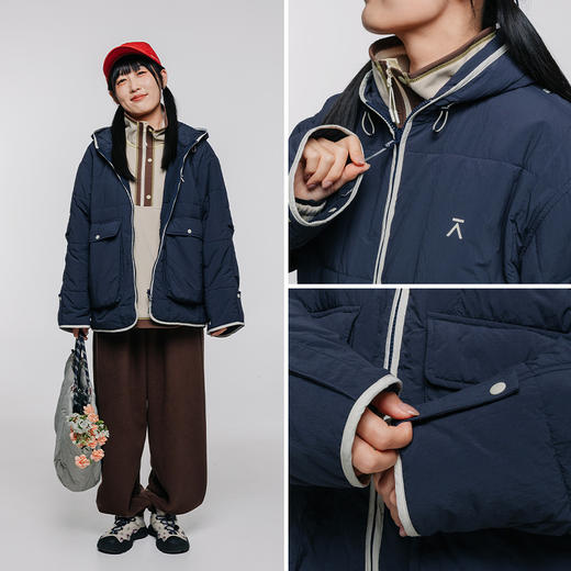 【品牌特惠】ACMEITEM爱棵米连帽棉服GAG3070615G 商品图2