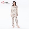 都市丽人睡衣雪粒绒睡衣女士家居服长袖长裤法兰绒套装LHH9C9 商品缩略图1