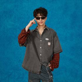 潮流假两件衬衫-纪念日百货门店同款165294781