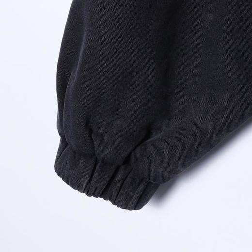 25108SDSA男士秋冬新款痞帅男装韩版简约纯色印花字母拉链立领夹克外套 商品图5