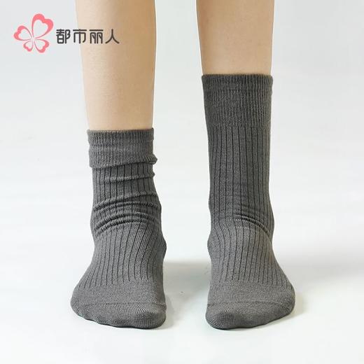 都市丽人袜子女士袜子暖柔女袜子女中筒袜LCHDF5 商品图0