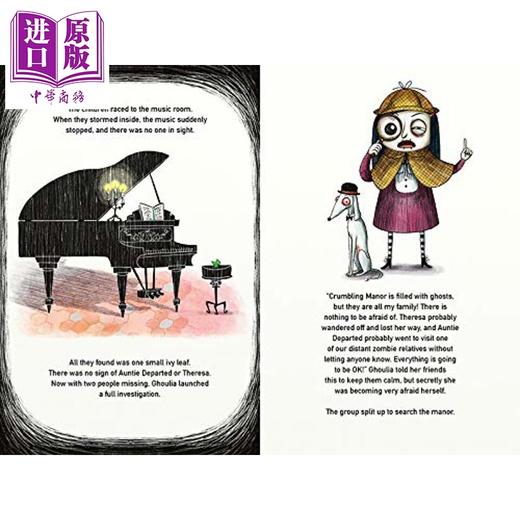 【中商原版】怪诞庄园的柯莉亚 3册 Ghoulia And The Ghost With No Name and the Mysterious Visitor 英文原版儿童侦探探险 商品图2
