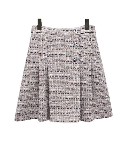 女款羊毛呢百褶裙短裙015 商品图0