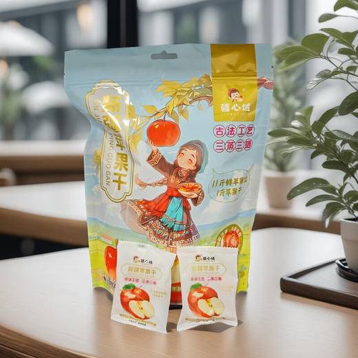 新疆阿克苏冰糖心苹果干500g 商品图1