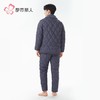 都市丽人睡衣云朵绵夹棉男士家居服长袖长裤加厚夹棉套装FHH1D9 商品缩略图3