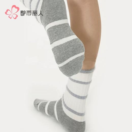 都市丽人袜子女士袜子精梳棉女袜子女中筒袜2双1组LCHDH4 商品图0