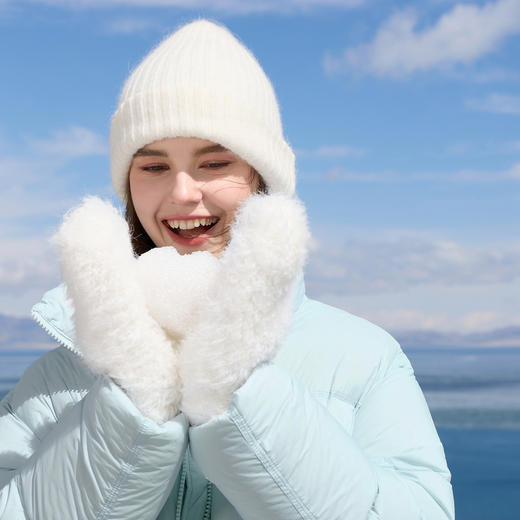 【90白鹅绒】三彩2025冬季新款中长鹅绒服防水易打理羽绒服M 商品图1