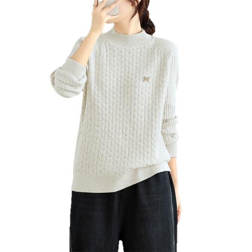 GYH 9267插肩袖毛衣保暖针织上衣 商品图4