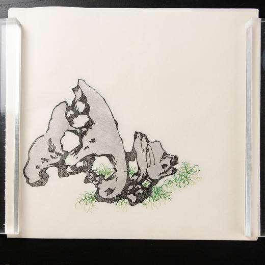 80年代木版水印十竹斋画谱单页 商品图8