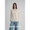 MAISON CECILE 三色|全羊绒亲肤软糯百搭基础松弛感圆领针织毛衣 商品缩略图3