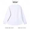 SDSA男士秋冬新款痞帅男装韩版极简风纯色圆领卫衣百搭宽松上衣 商品缩略图4