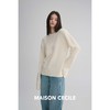 MAISON CECILE 五色|全羊毛高克重极简圆领基础百搭圆领针织毛衣 商品缩略图1
