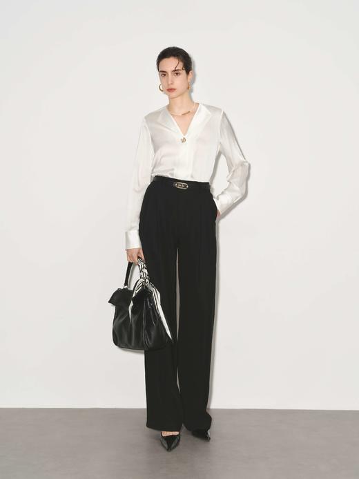 【商场同款】伊芙丽春秋衬衫1G3220141 商品图5