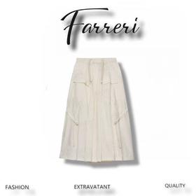 P家SS25纯色休闲长裙