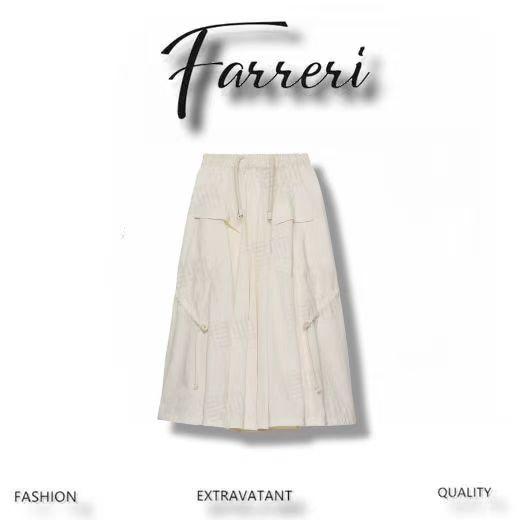 P家SS25纯色休闲长裙 商品图0