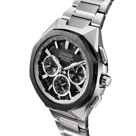 西铁城/CITIZEN卫星对时ATTESA系列舒博钛八角男表CC4104-53E 商品图4