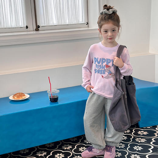 宸之昊童装儿童宝宝舒适云朵绒棉休闲韩版长袖T恤卡通打底衫★ 商品图5