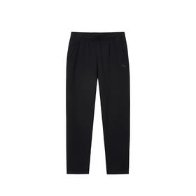 安踏运动卫裤男士2025秋季新款健身跑步黑色直筒长裤子152547304