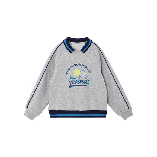 英氏儿童卫衣翻领男童秋冬保暖远红外舒适时尚男宝宝上衣潮流户外 商品图4