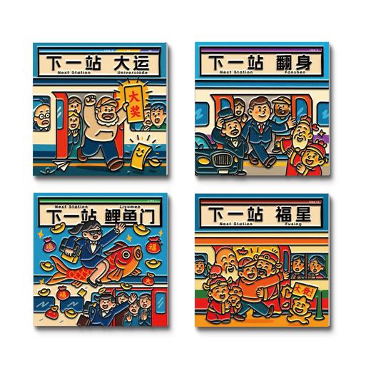 深圳手信 喜和瓷趣系列冰箱贴 商品图4