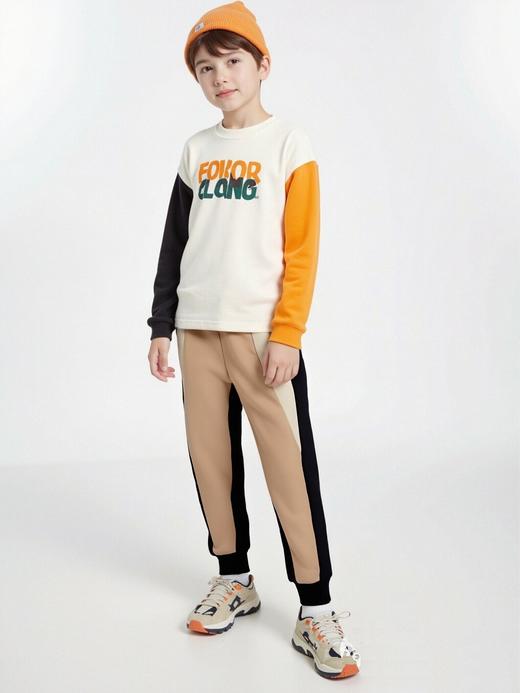 佐丹奴童装25年商场同款拼接色【空气三明治】针织裤03115082 商品图3