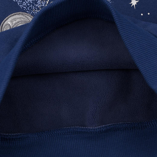 棉果果冬季新品男童复合奥利绒保暖加绒圆领套头卫衣M412180425746 商品图5