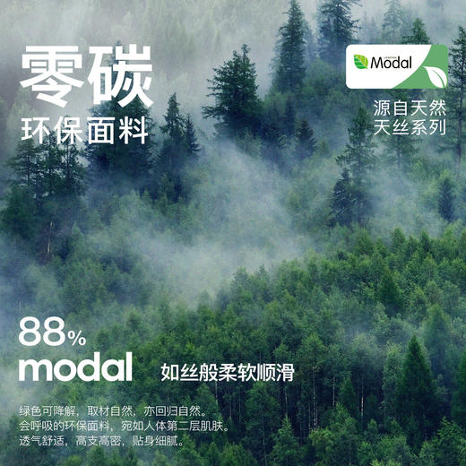 【2条装】7A抑菌100%桑蚕丝内裆无痕中腰舒适莫代尔内裤女19210无痕柔感内裤 商品图7