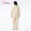 都市丽人睡衣烂花绒夹棉女士家居服长袖长裤加厚夹棉套装LHH1M6 商品缩略图3