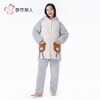 都市丽人法兰绒夹棉睡衣女士家居服长袖长裤加厚夹棉套装LHH0C7 商品缩略图2